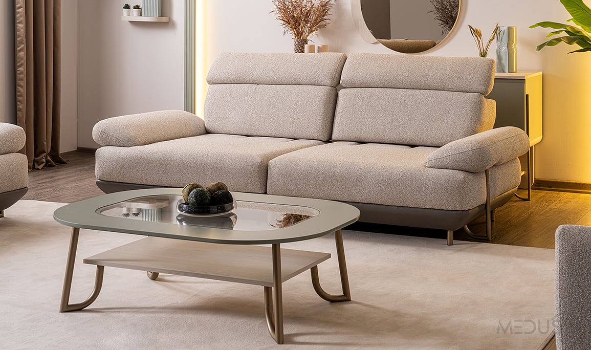 Medusa Home Mobilya - Charisma Üçlü Koltuk