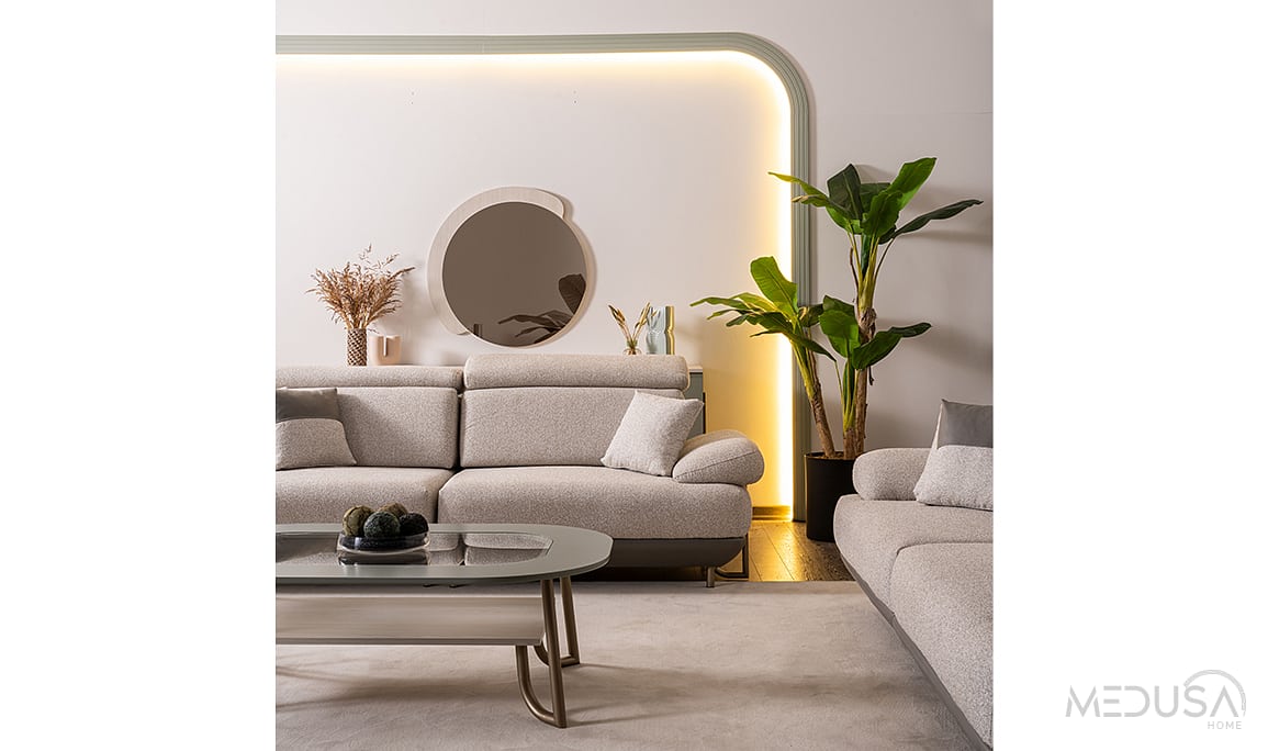 Medusa Home Mobilya - Charisma Üçlü Koltuk