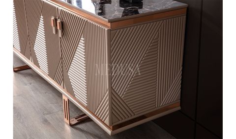 Medusa Home Mobilya - Clara Bronz Konsol