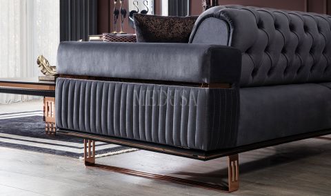 Clara Colored Koltuk Takimi Medusa Home