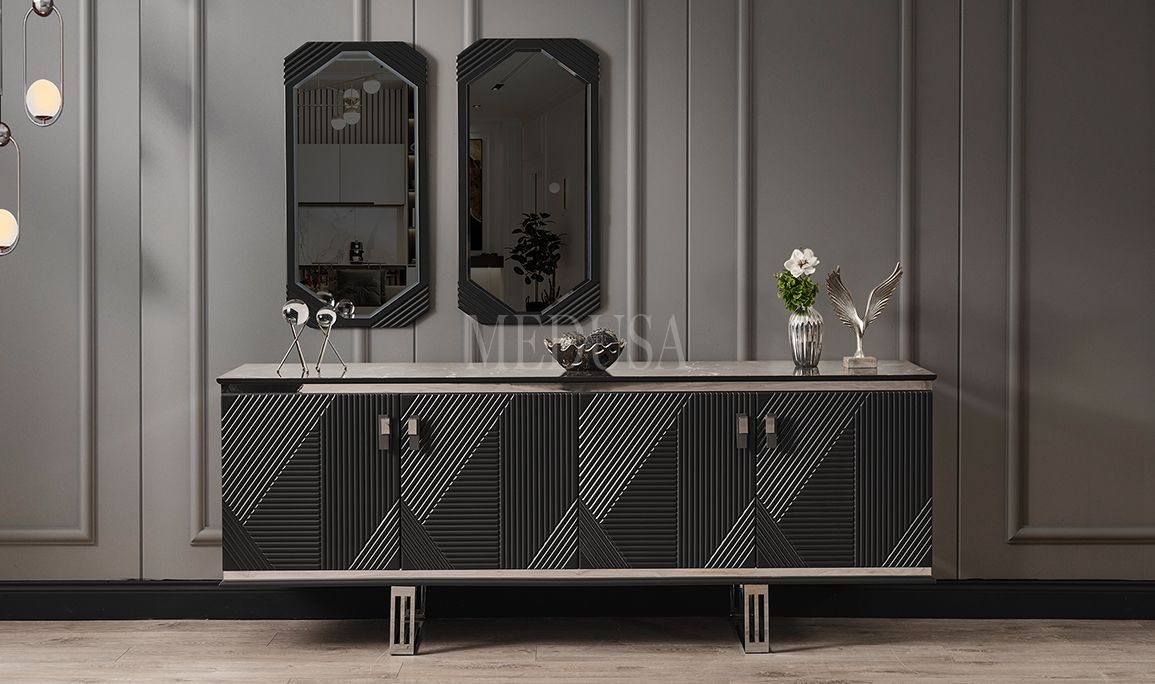 Medusa Home Mobilya - Clara Siyah Konsol