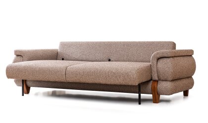 Medusa Home Mobilya - Cooper Kahve Üçlü Koltuk