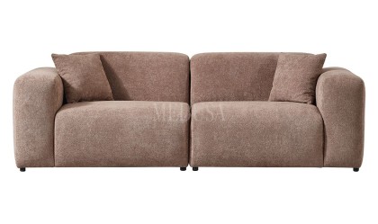 Medusa Home Mobilya - Craft Kahve Üçlü Koltuk - Üçlü Koltuk