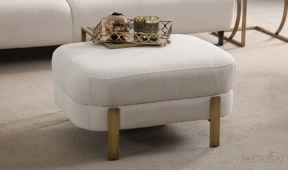 Medusa Home - Cratos Antik Metal Puf