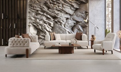 Medusa Home - Cratos Wood Yataklı Koltuk Takımı