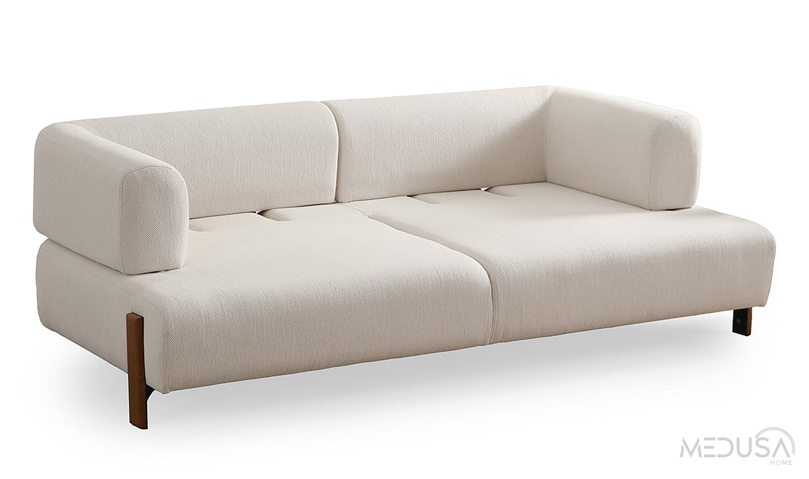 Medusa Home Mobilya - Cratos Wood Yataklı Koltuk Takımı