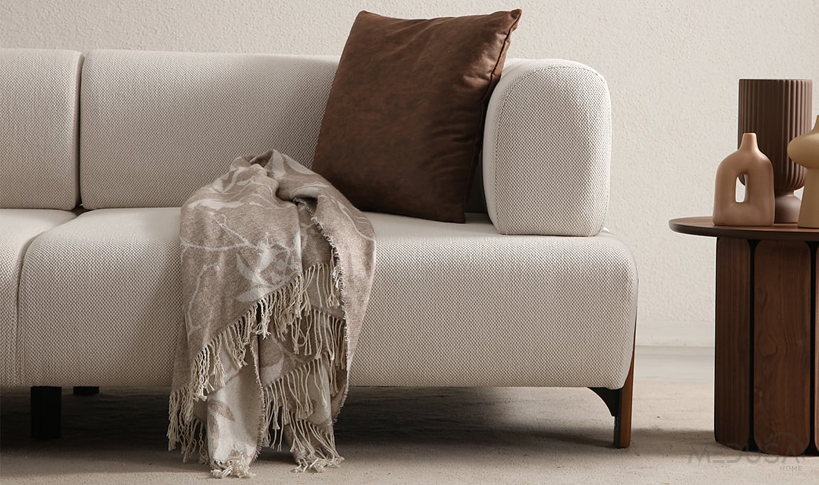 Medusa Home Mobilya - Cratos Wood Yataklı Koltuk Takımı