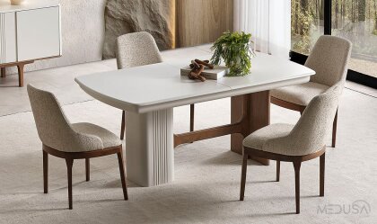Medusa Home - Cremelia Açılır Yemek Masası