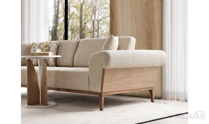 Medusa Home Mobilya - Cremelia Üçlü Koltuk