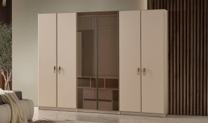 Medusa Home Mobilya - Cremosa 6 Kapaklı Gardırop