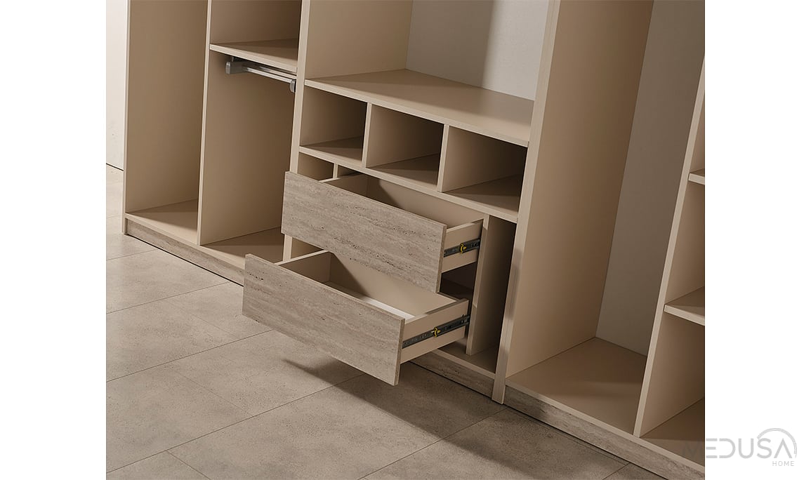 Medusa Home Mobilya - Cremosa 6 Kapaklı Gardırop