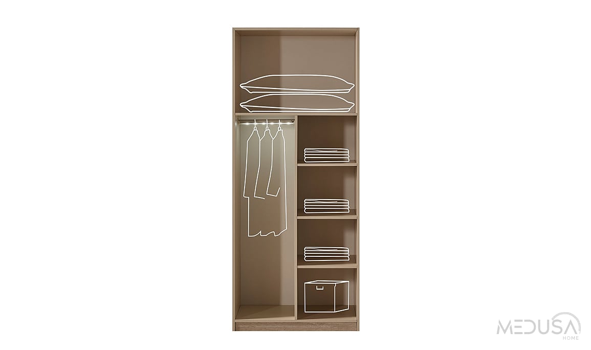 Medusa Home Mobilya - Cremosa 6 Kapaklı Gardırop