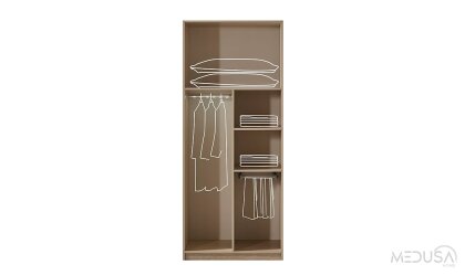 Medusa Home Mobilya - Cremosa 6 Kapaklı Gardırop