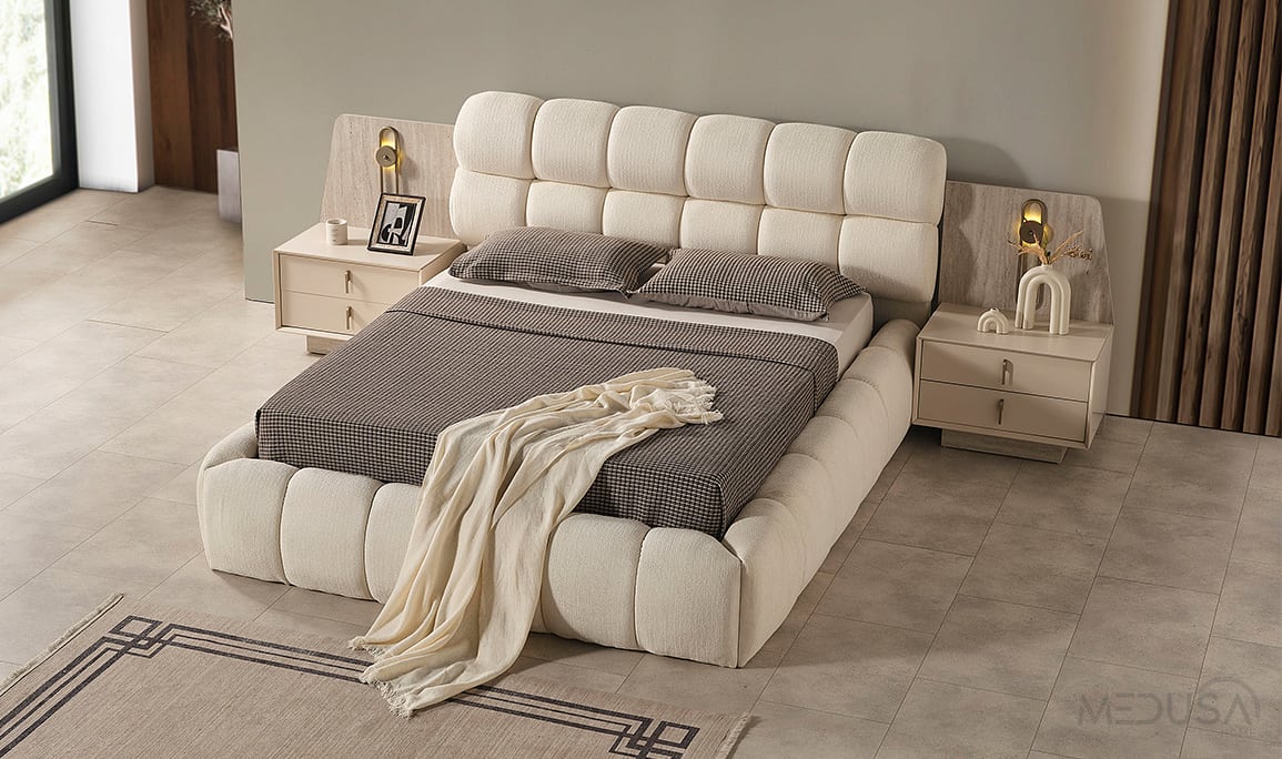 Medusa Home Mobilya - Cremosa Karyola