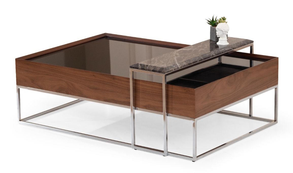Medusa Home Mobilya - Crown Ceviz Orta Sehpa