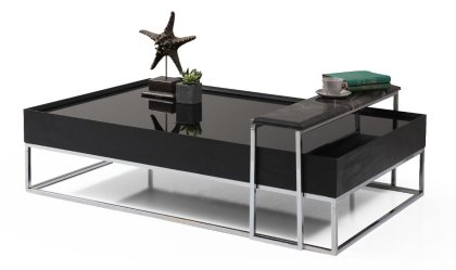 Medusa Home - Crown Siyah Orta Sehpa