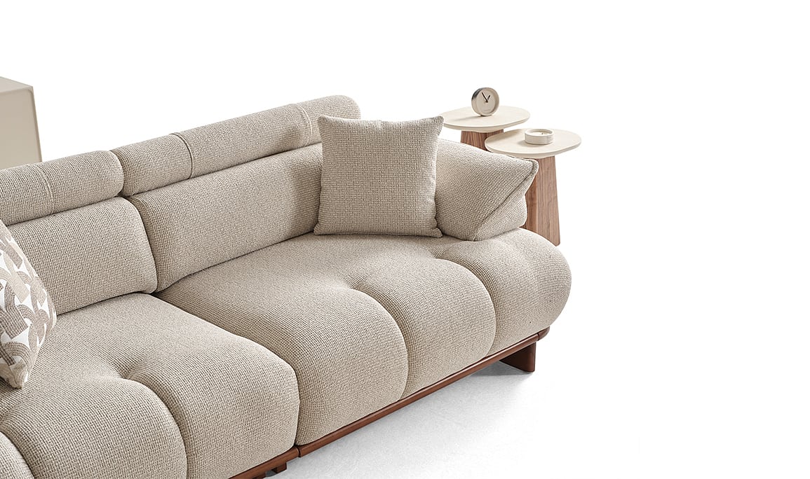 Medusa Home Mobilya - Crown Üçlü Koltuk