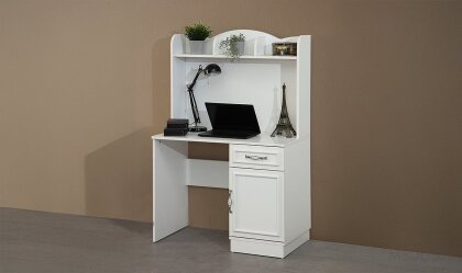 Medusa Home - Cunda Beyaz Çalışma Masası