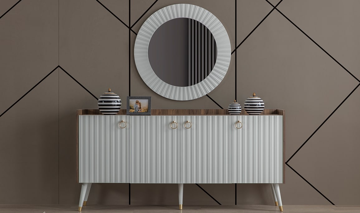 Medusa Home Mobilya - Daisy Ceviz Aytaşı Konsol
