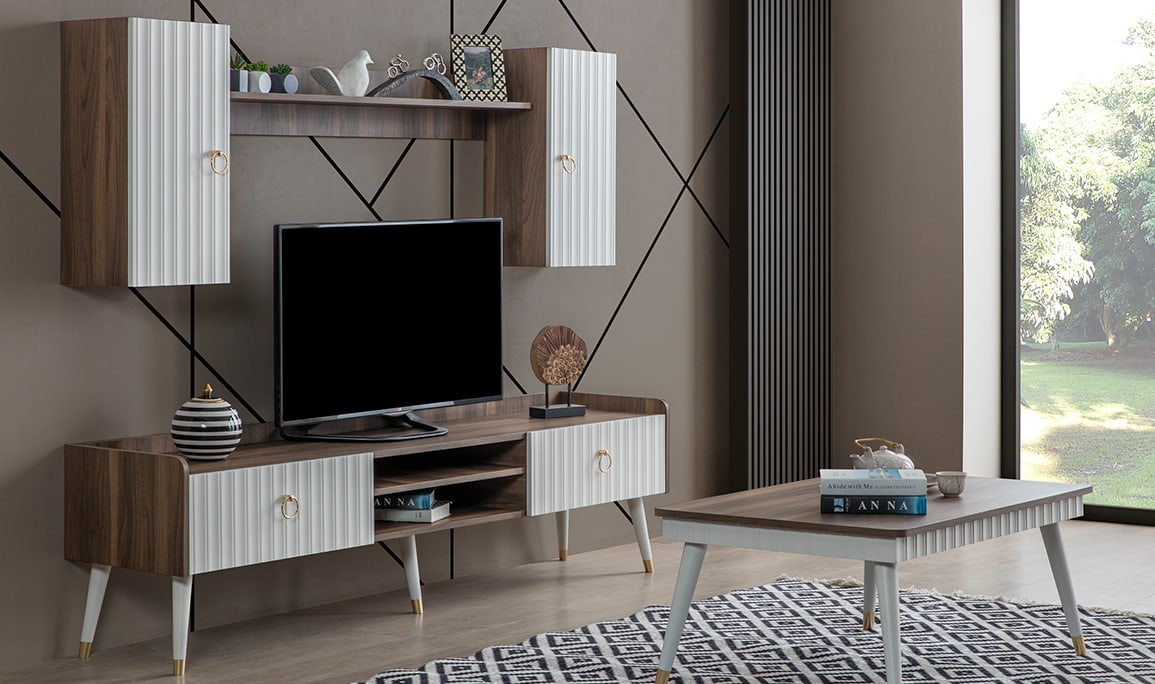 Medusa Home Mobilya - Daisy Ceviz Aytaşı Yemek Odası