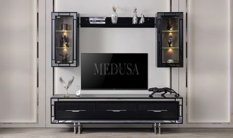 Medusa Home - Dark Tv Ünitesi Camlı