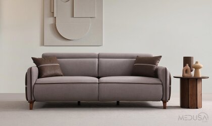 Medusa Home - Delhi Motorlu Üçlü Koltuk