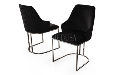 Medusa Home - Dolce Siyah Sandalye