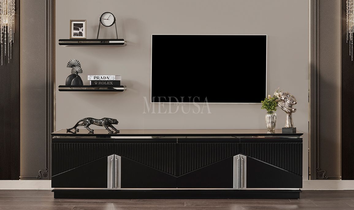 Medusa Home Mobilya - Dolce Siyah Tv Ünitesi