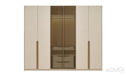 Medusa Home - Dorio 6 Kapaklı Gardırop