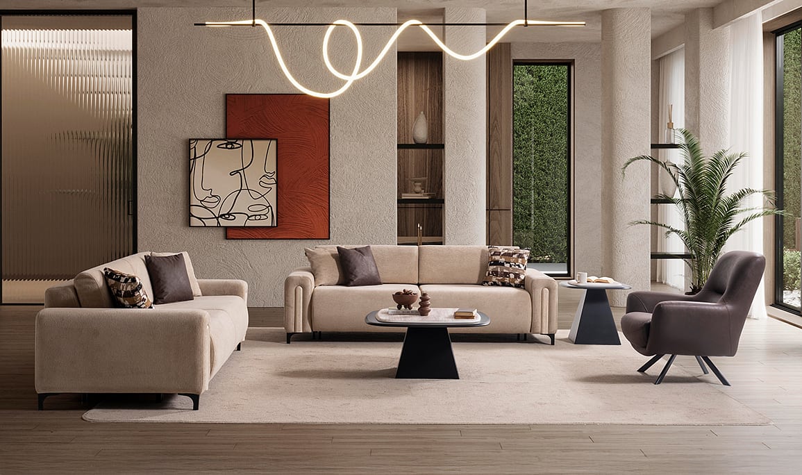 Medusa Home Mobilya - Ekol Sandıklı Koltuk Takımı