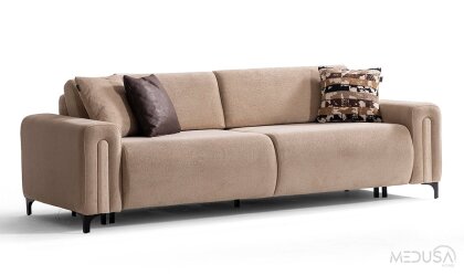 Medusa Home Mobilya - Ekol Sandıklı Üçlü Koltuk