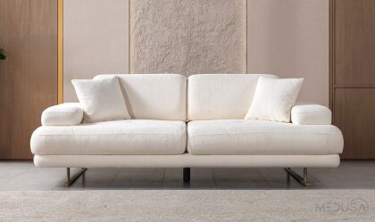 Medusa Home - Elissa Yataklı Üçlü Koltuk