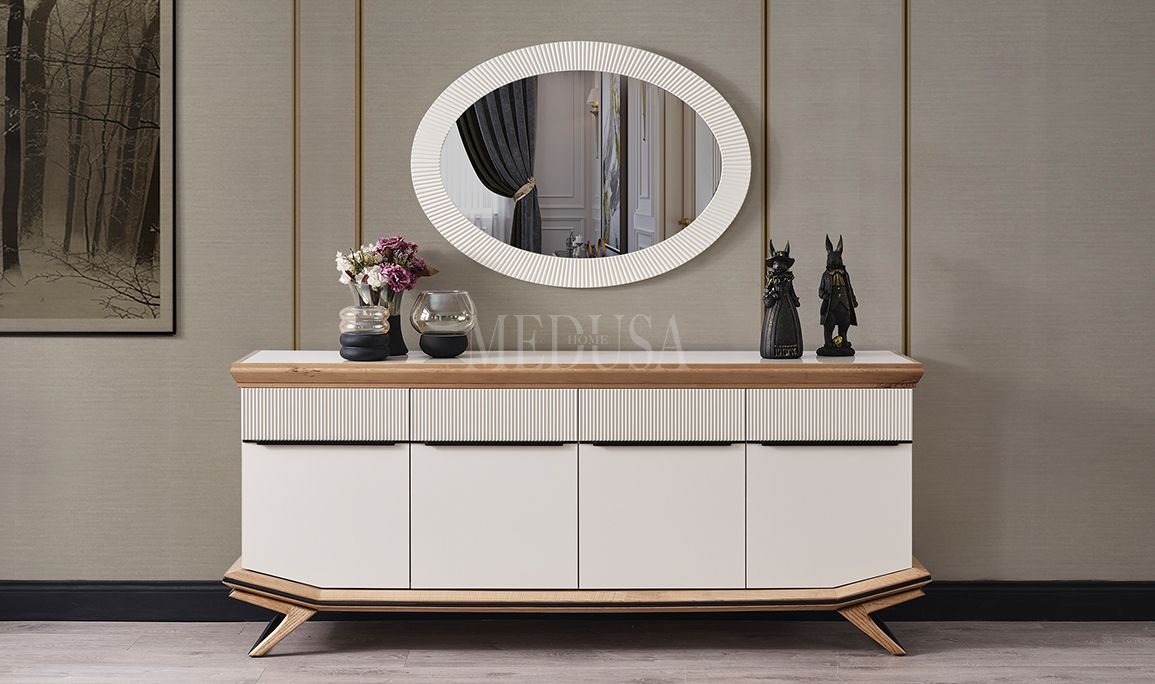 Medusa Home Mobilya - Eliza Beyaz Konsol