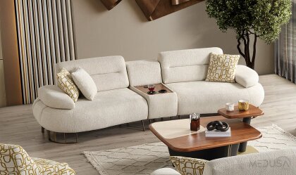 Medusa Home - Elya Ses Sistemli Üçlü Koltuk