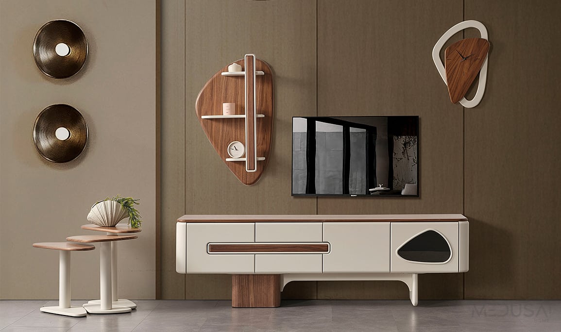 Medusa Home Mobilya - Enna Ceviz Tv Ünitesi