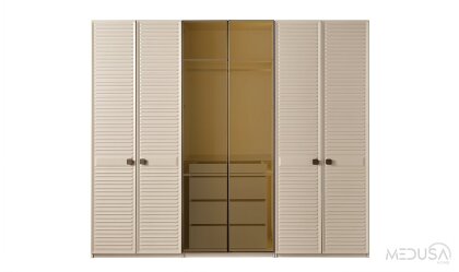 Medusa Home - Esila 6 Kapaklı Gardırop