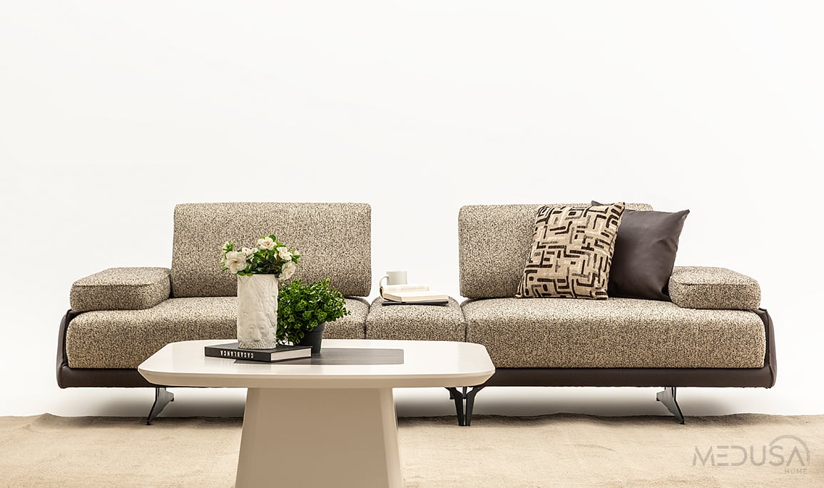 Medusa Home Mobilya - Esse Brown Modüler Koltuk Takımı