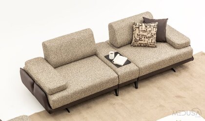 Medusa Home Mobilya - Esse Brown Modüler Koltuk Takımı