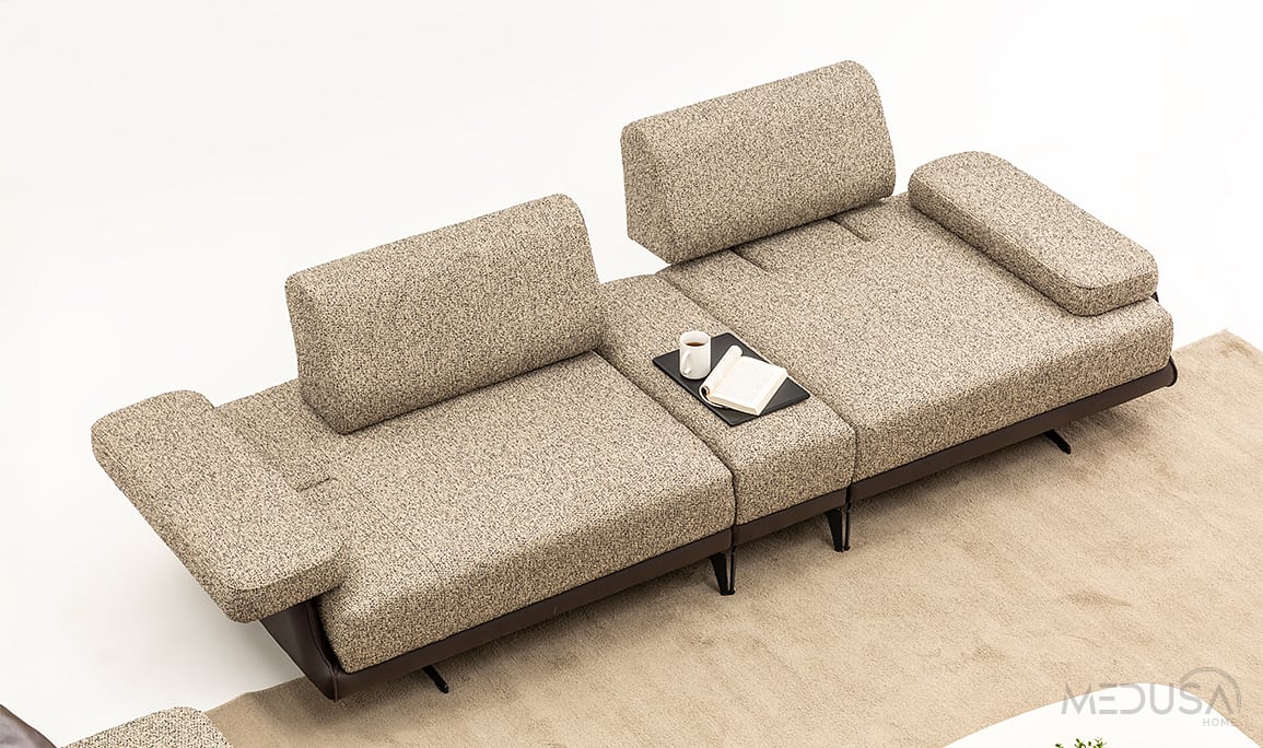 Medusa Home Mobilya - Esse Brown Modüler Koltuk Takımı