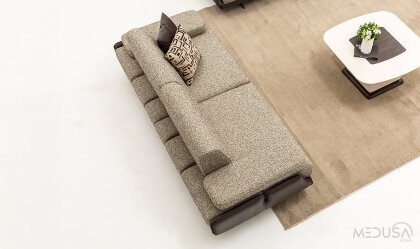 Medusa Home Mobilya - Esse Brown Modüler Koltuk Takımı