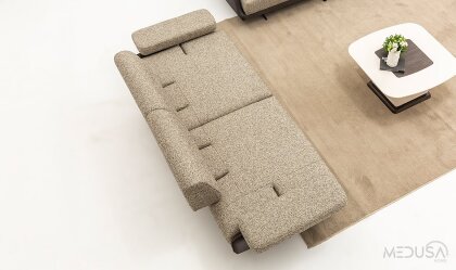 Medusa Home Mobilya - Esse Brown Modüler Koltuk Takımı
