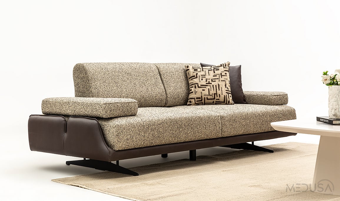 Medusa Home Mobilya - Esse Brown Modüler Koltuk Takımı