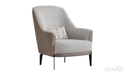 Medusa Home Mobilya - Esse Mocha Nubuk Berjer