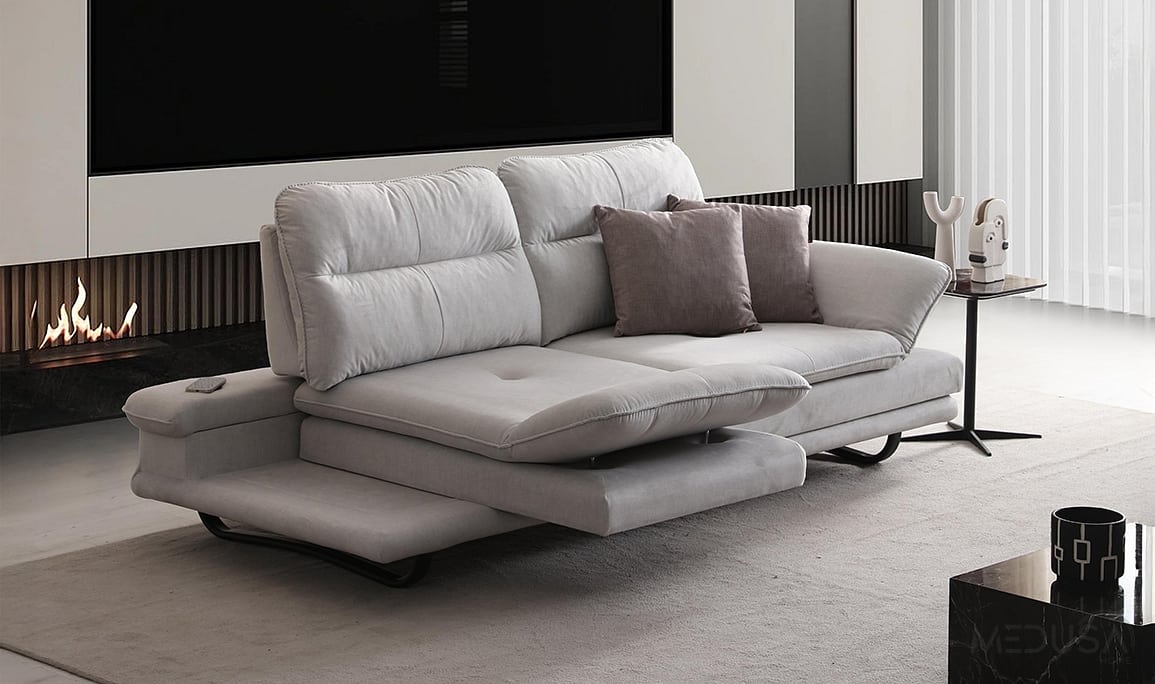 Medusa Home Mobilya - Festa Yataklı Üçlü Koltuk
