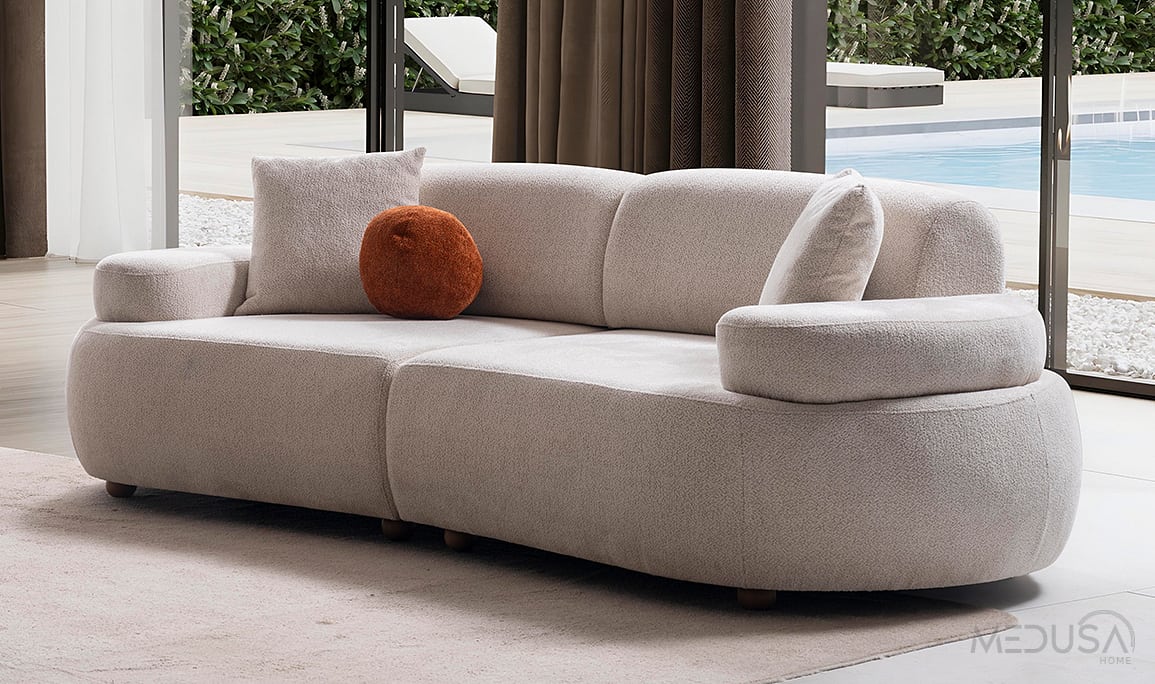 Medusa Home Mobilya - Flow Üçlü Koltuk