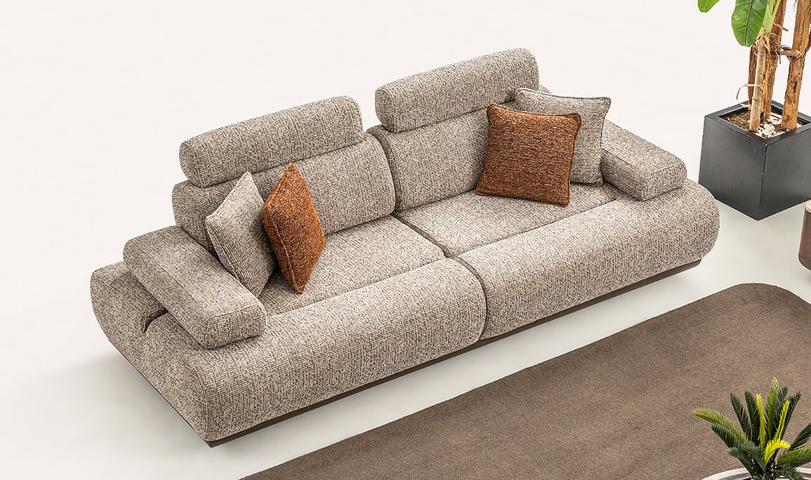 Medusa Home Mobilya - Fly Üçlü Koltuk