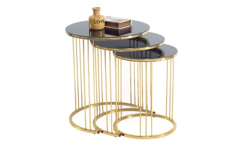 Medusa Home - Gezegen Gold Zigon Sehpa