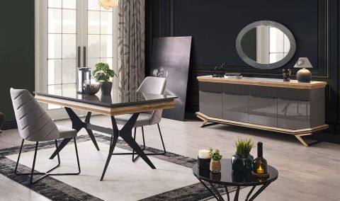 Medusa Home - Grand Antrasit Yemek Odası