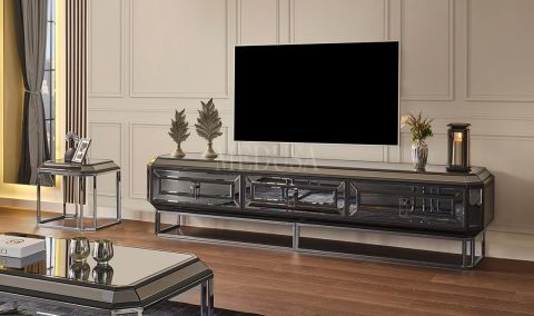 Medusa Home Mobilya - Gucci Antrasit Yemek Odası
