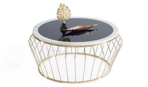 Medusa Home - Gucci White Gold Orta Sehpa